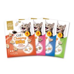 CATIT CREAMY BITZ POLLO Y PATO 4X12G
