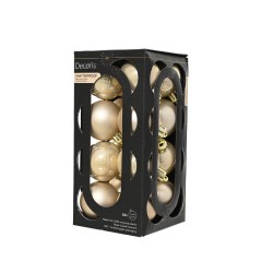 CAJA BOLAS PLÁSTICO X16 PERLA MATE-BRILLANTE