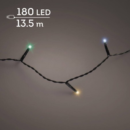 GUIRNALDA MULTICOLOR LED NAVIDAD