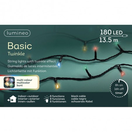 GUIRNALDA MULTICOLOR LED NAVIDAD
