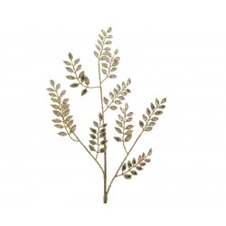 HOJA WISTERIA ARTIFICIAL BRILLO ORO 70CM