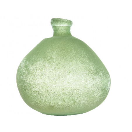 BOTELLA VERDE VIEJO IRREGULAR D33X33CM
