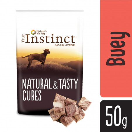 TRUE INSTINCT TASTY CUBES TERNERA 50GR