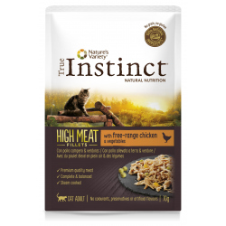 TRUE INSTINCT NO GRAIN GATO FILETES HIGH MEAT POLLO Y VERDURAS 70GR